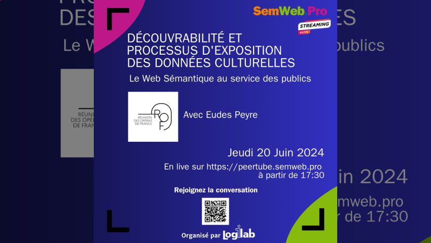semwebpro's tweet card. SWEP Live 2eme session - 20 juin 2024 - Eudes Peyre (ROF)