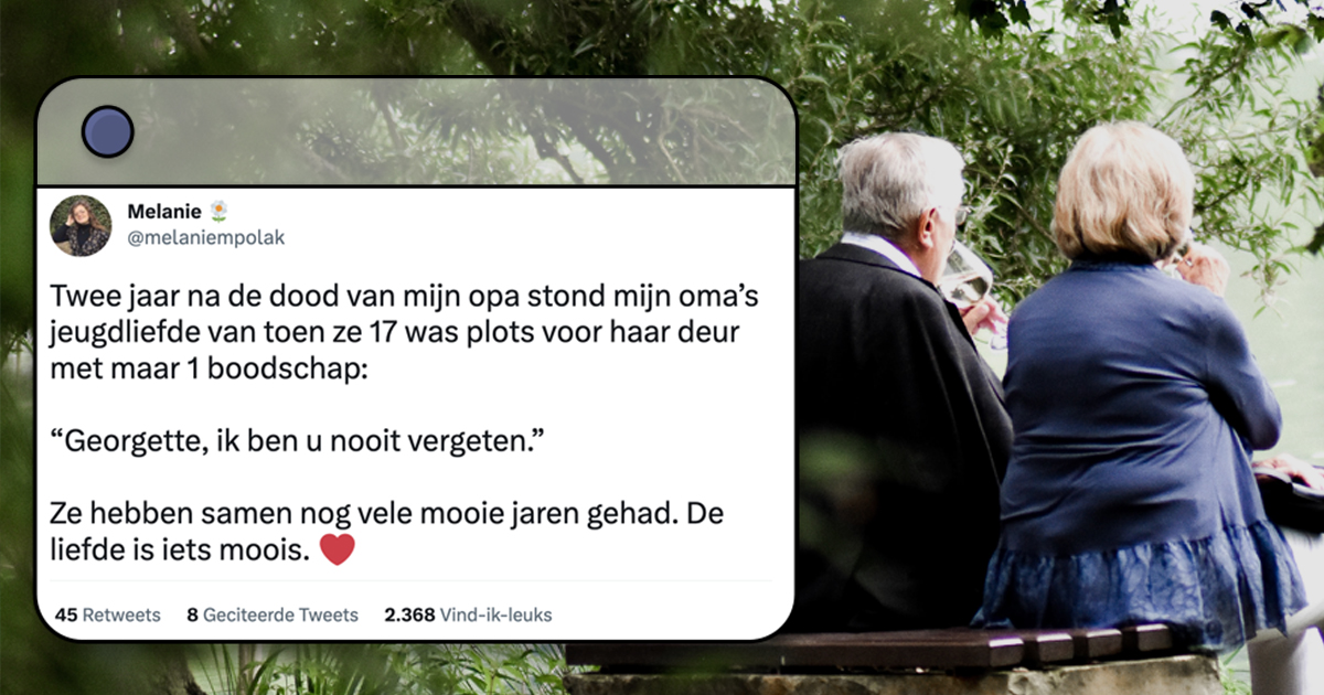 thebestsocialNL's tweet card. Liefde kent geen leeftijd en dat blijkt wel uit deze liefdevolle berichten over ouderen.