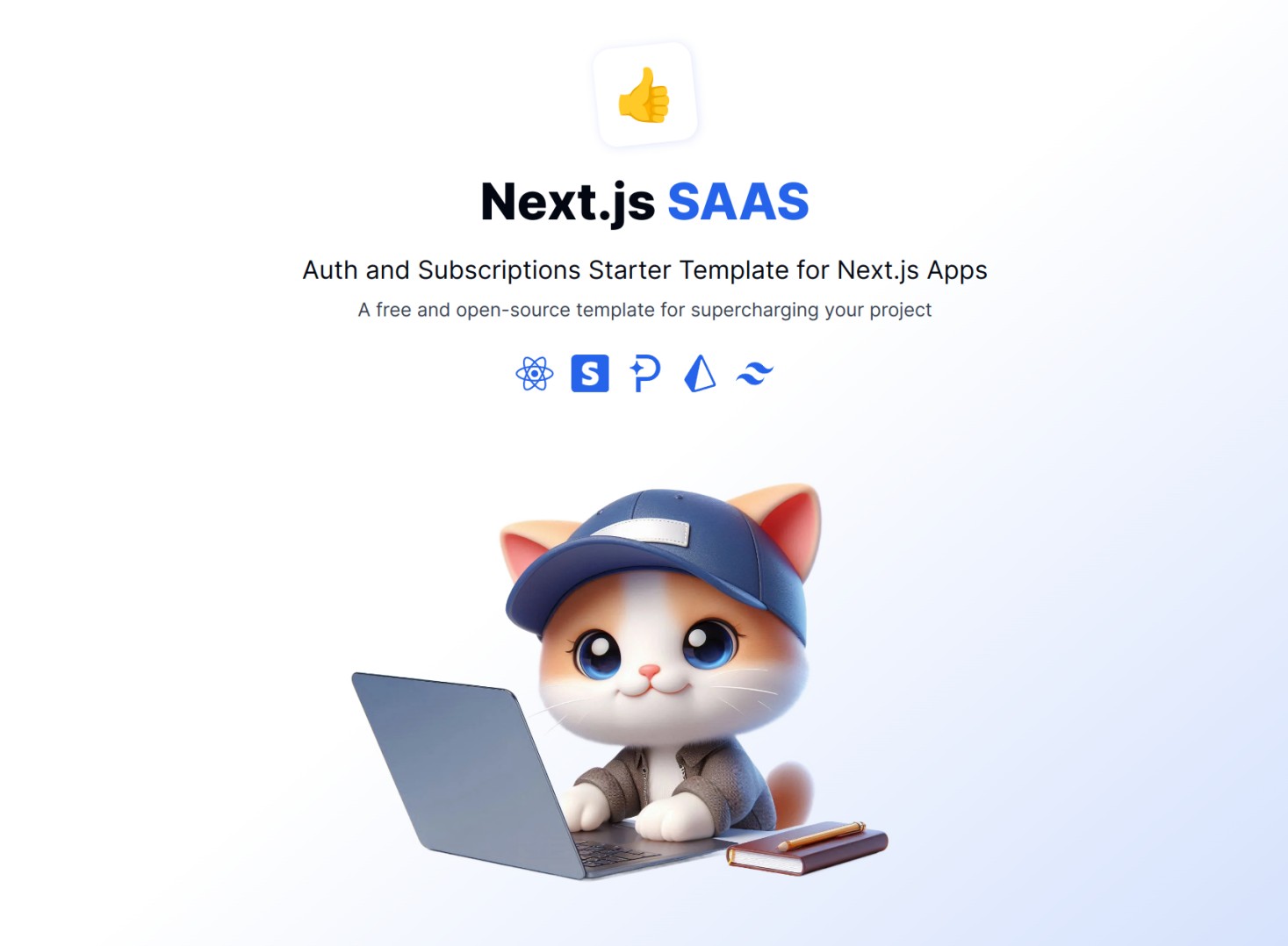 Reflow_HQ's tweet card. Launch your SAAS project faster than ever with our Next.js starter template. User authentication and subscriptions built-in!