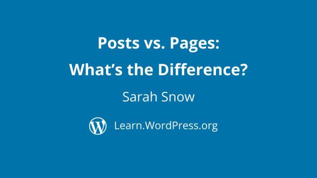 courtneyr_dev's tweet card. A beginner-level workshop that details the difference between dynamic posts and static pages so that new users know when to use each.