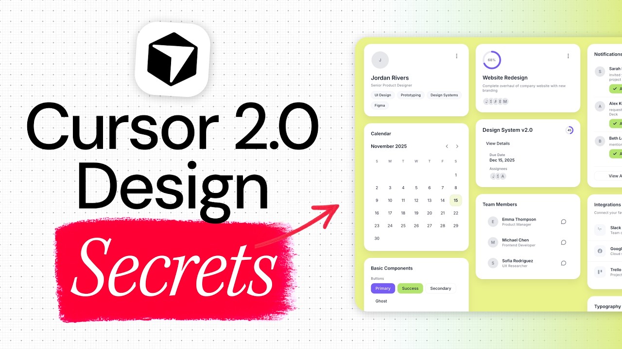 earlyfield8612's tweet card. How to Build ACTUALLY Beautiful Apps in 3 Prompts Using Cursor 2.0