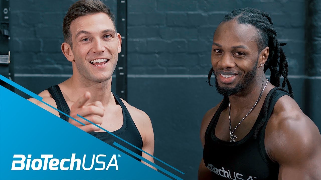 BioTechUSAInt's tweet card. Gym Etiquette 101 with Ulisses & Diego Sechi