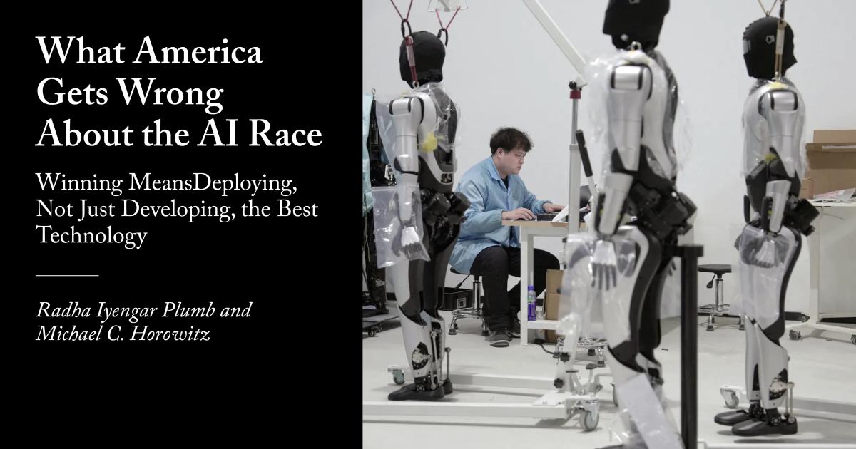 JulioCaceres11's tweet card. Winning means deploying, not just developing, the best technology.