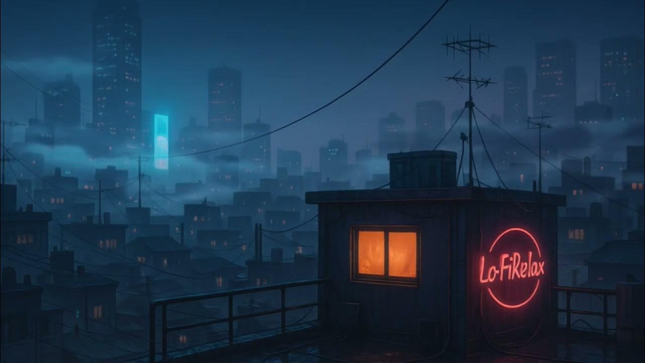 s2dwarfs's tweet card. LoFiRiax: Neon Night Rain — Deep Focus Piano Beats