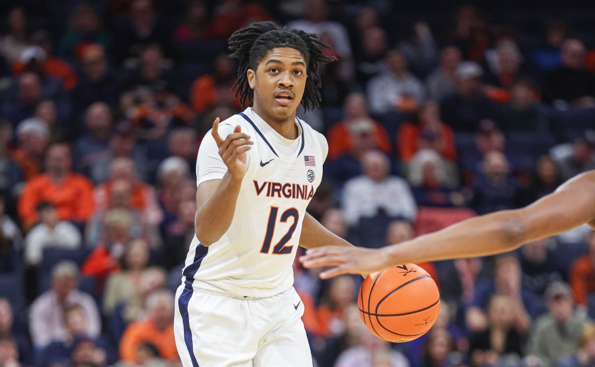 StillMikeBarber's tweet card. Elijah Gertrude is the lone scholarship returner for UVA basketball.