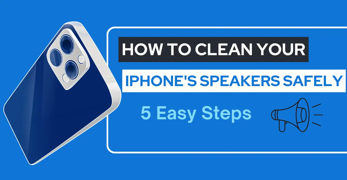 TechieBundle's tweet card. Discover the safest methods to clean your iPhone's speakers safely, ensuring optimal performance without risking damage. Follow our easy guide.