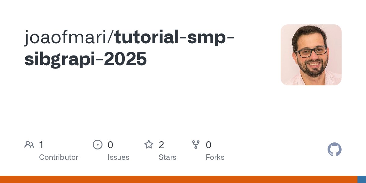 joaofmari's tweet card. Contribute to joaofmari/tutorial-smp-sibgrapi-2025 development by creating an account on GitHub.