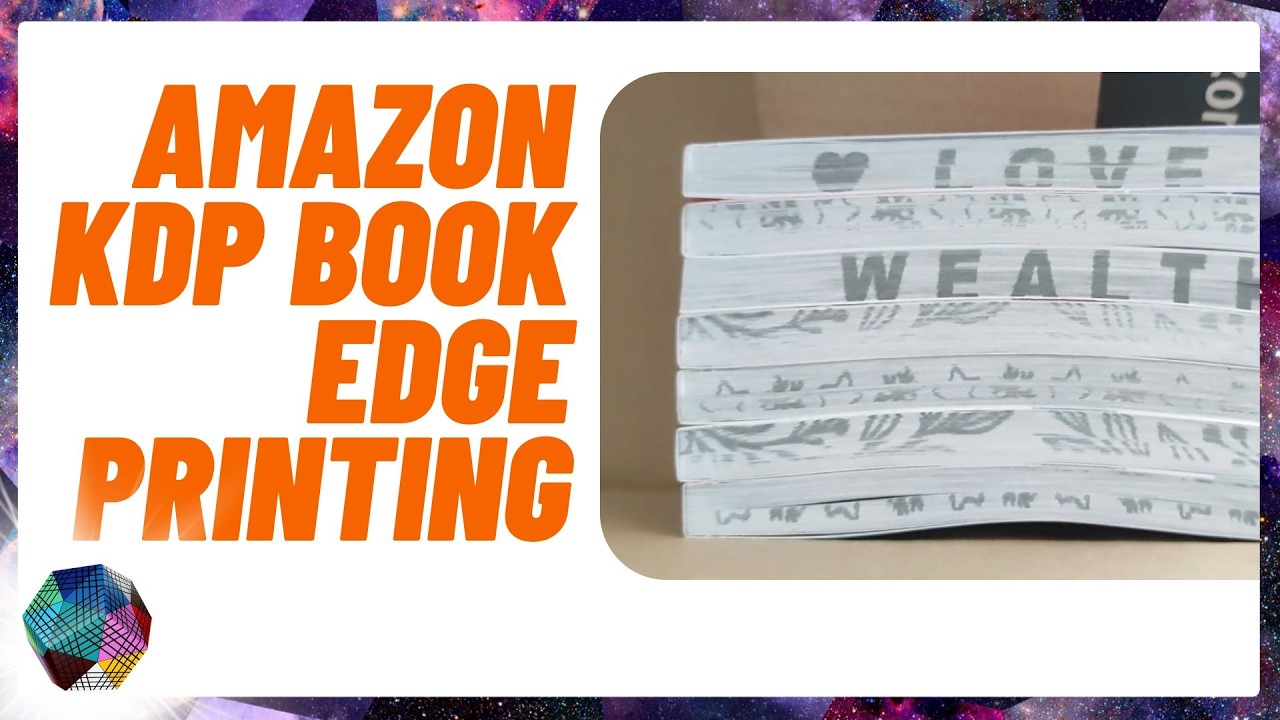 MarinArtDesign's tweet card. Printing on BOOK EDGE for FREE (no extra print cost) with Amazon KDP