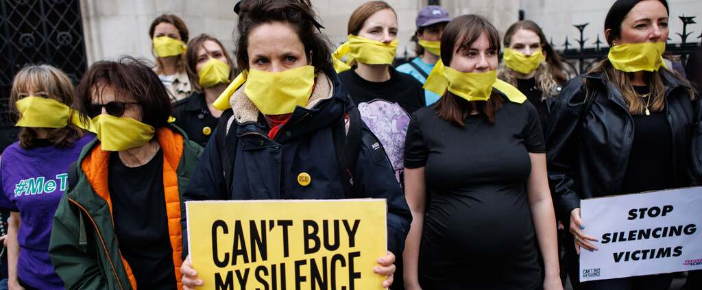 grumpyoldbugger's tweet card. From hospitality to retail, from finance to the Post Office, contracts that silence workers from speaking out about discrimination, harassment, and abuse in the workplace are everywhere.  These...