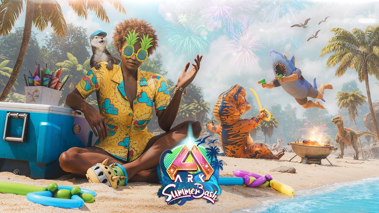 survivetheark's tweet card. ARK: Summer Bash & Club ARK Update!