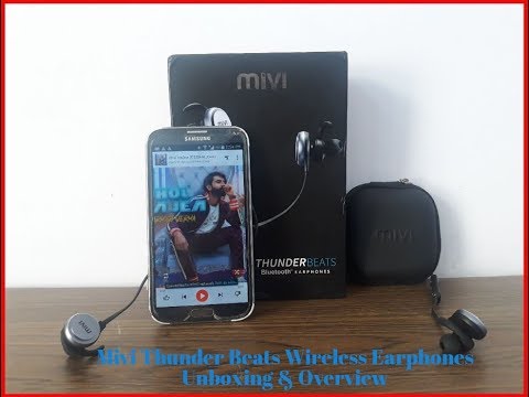 MaxAndroidApps's tweet card. Mivi Thunderbeats Wireless Earphones Unboxing & Overview