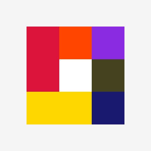 lorek_templar's tweet card. Growing pixel abstract on digital canvas, raising money for emergency food aid. Plots a digit of the Golden ratio for each contribution/copy minted, in a vibrant farmers market palette. _All revenue...