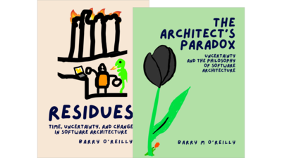 leanpub's tweet card. This bundle includes the books “Residues: Time, Change and Uncertainty in Software Architecture” and “The Architect’s Paradox: Uncertainty and the Philosophy of Software Architecture” by Barry M...