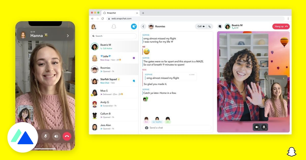 e_influenceur's tweet card. Vous pouvez enfin envoyer des Snaps depuis votre ordinateur !