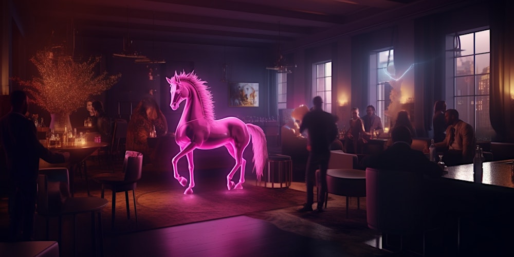 rikuvs's tweet card. After-work event for people and teams building and using LLM and Transformer based technologies like GPT-4, chatGPT, and AutoGPT.