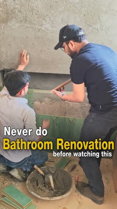 AbbyReact's tweet card. Bathroom tips before renovation #jadestonearchitects #interiordesign...