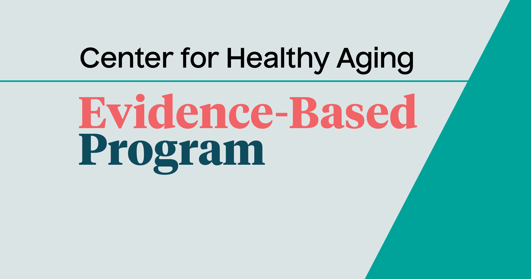 NCOAging's tweet card. Evidence-based programs (EBPs) offer proven ways to promote health and prevent disease among older adults. Learn more and find out what programs may be offered in your area.