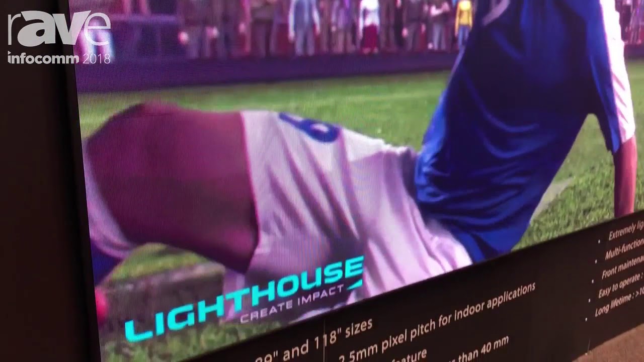 LighthouseLED's tweet card. InfoComm 2018: Lighthouse Technologies Shows Off Dynamic A2.5 LED...