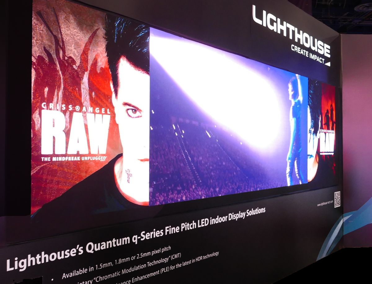 LighthouseLED's tweet card. Lighthouse Direct View LED