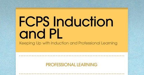 DThompsonFCPS's tweet card. FCPS Induction and PL