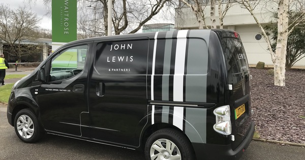 BusinessGreen's tweet card. Retailer partners with Flexible Power Systems to support electrification of Home Services fleet