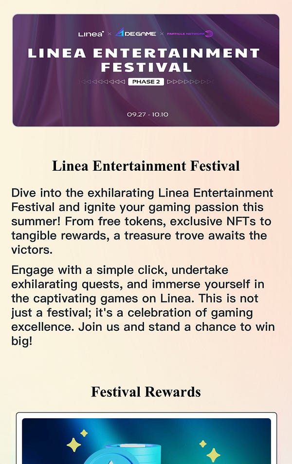 Cyber8Ba11's tweet card. Linea Festival
