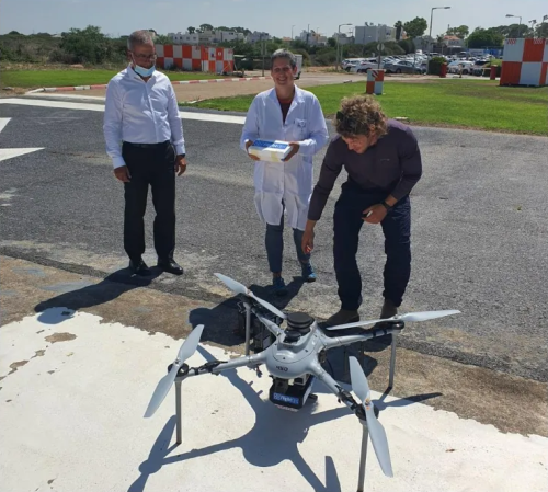 AirwayzDrones's tweet card. Partnership brings UAVOS to Europe following EASA regulation changes