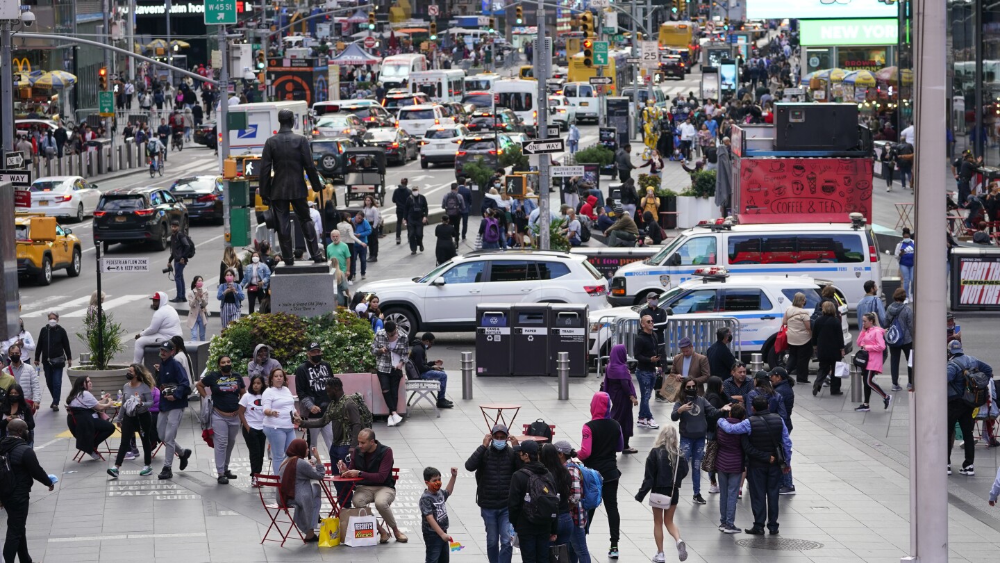 APFactCheck's tweet card. False. No ad related to Ukraine has ever run on the billboard at West 42nd Street and Eighth Avenue, and footage showing otherwise was fabricated, the company that operates the video display told The...