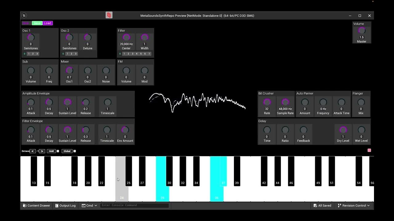 infrasonics's tweet card. MetaSynthOne: preview jam