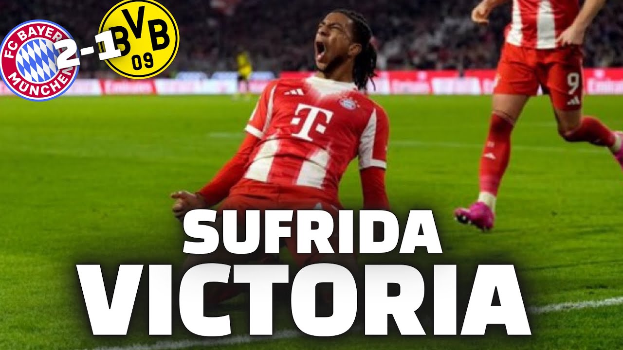 andresweiss_'s tweet card. EL BAYERN GANA AL DORTMUND TRAS SUFRIR: 11 VICTORIAS EN 11 PARTIDOS