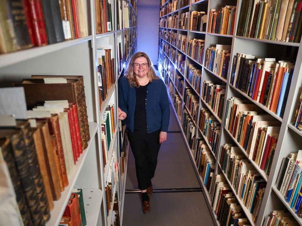 EricVolmers's tweet card. Literary gold: There is a treasure trove of rare books in the vaults at the University of Calgary