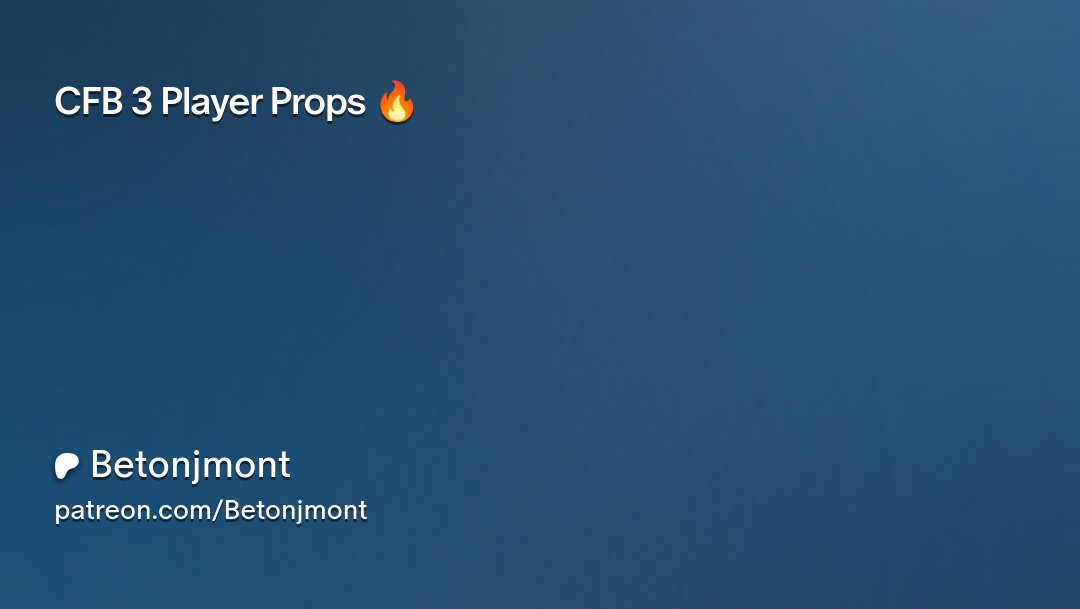 betonjmont's tweet card. Get more from Betonjmont on Patreon