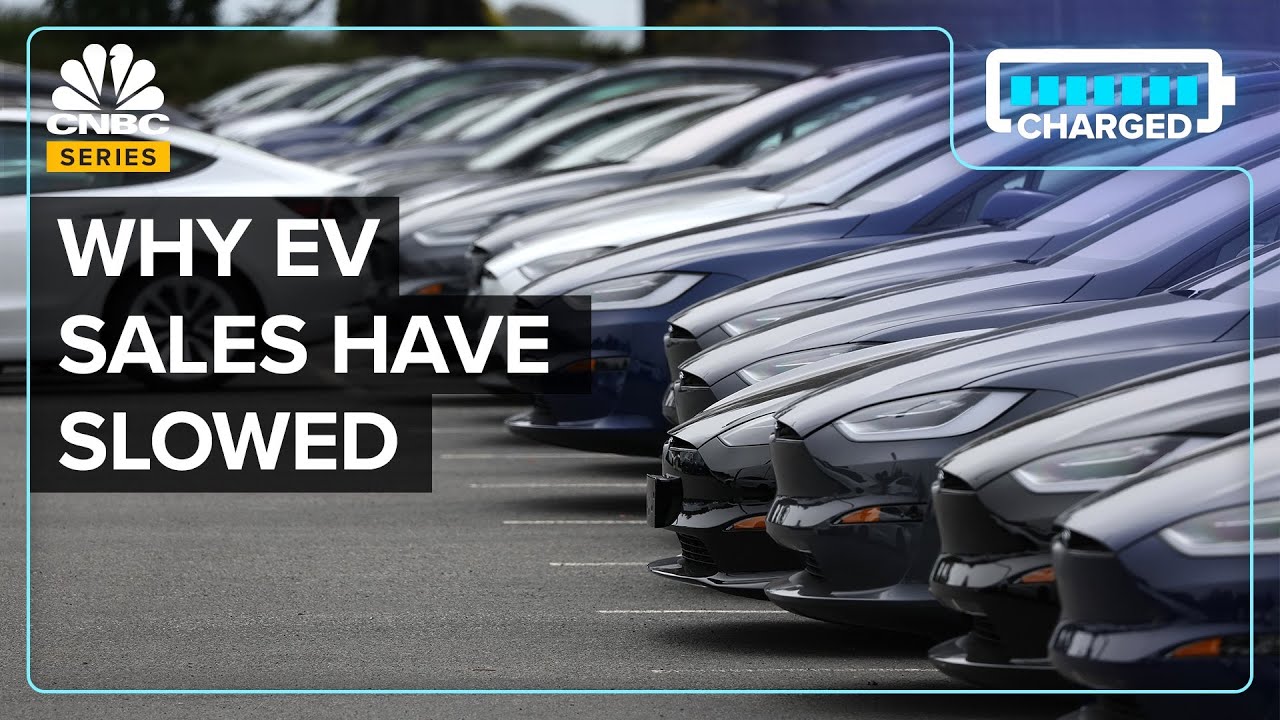 autodata's tweet card. Why EVs Are Piling Up At Dealerships In The U.S.