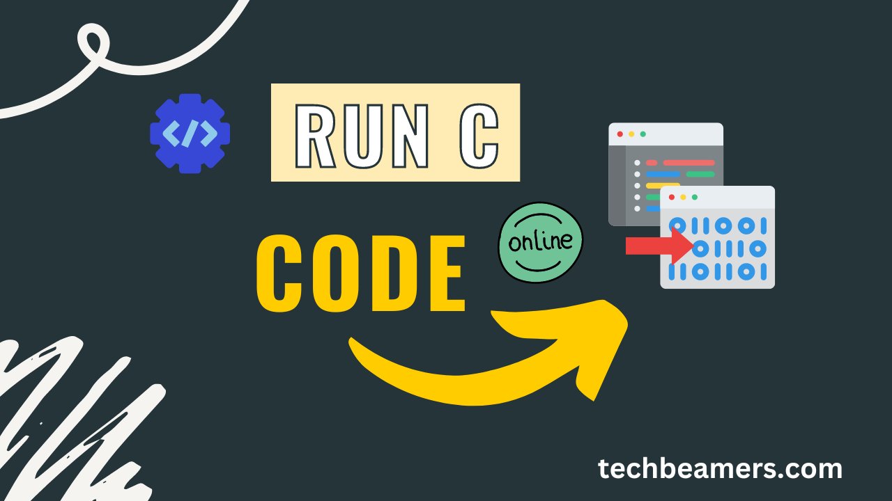TechBeamers's tweet card. This Online C Compiler is an easy-to-use tool for learning C programming. Write, compile, and run C programs. Practice with sample C programs.