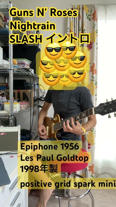 bzhirock's tweet card. Guns N' Roses Nightrain SLASHイントロ #positivegrid #sparkmini #guitar...