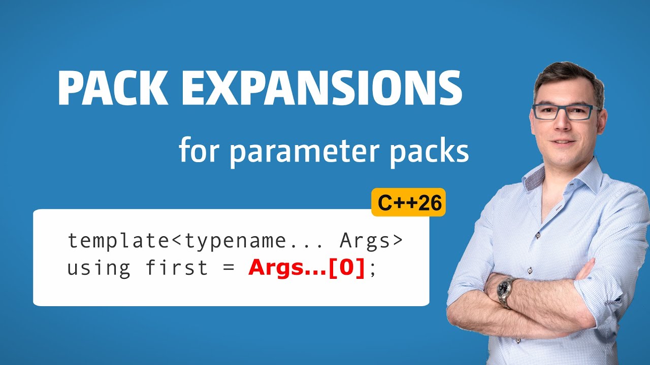 Andreas__Fertig's tweet card. C++ Insights - Episode 65: C++26: Pack expansions for parameter packs