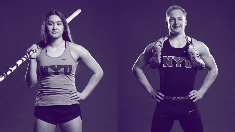 NYUAthletics's tweet card. New York University's men's and women's track and field teams won four events in a strong showing at the Oscar Moore Invitational, hosted by Rown University, on Saturday, March 26, in Glassboro, NJ.