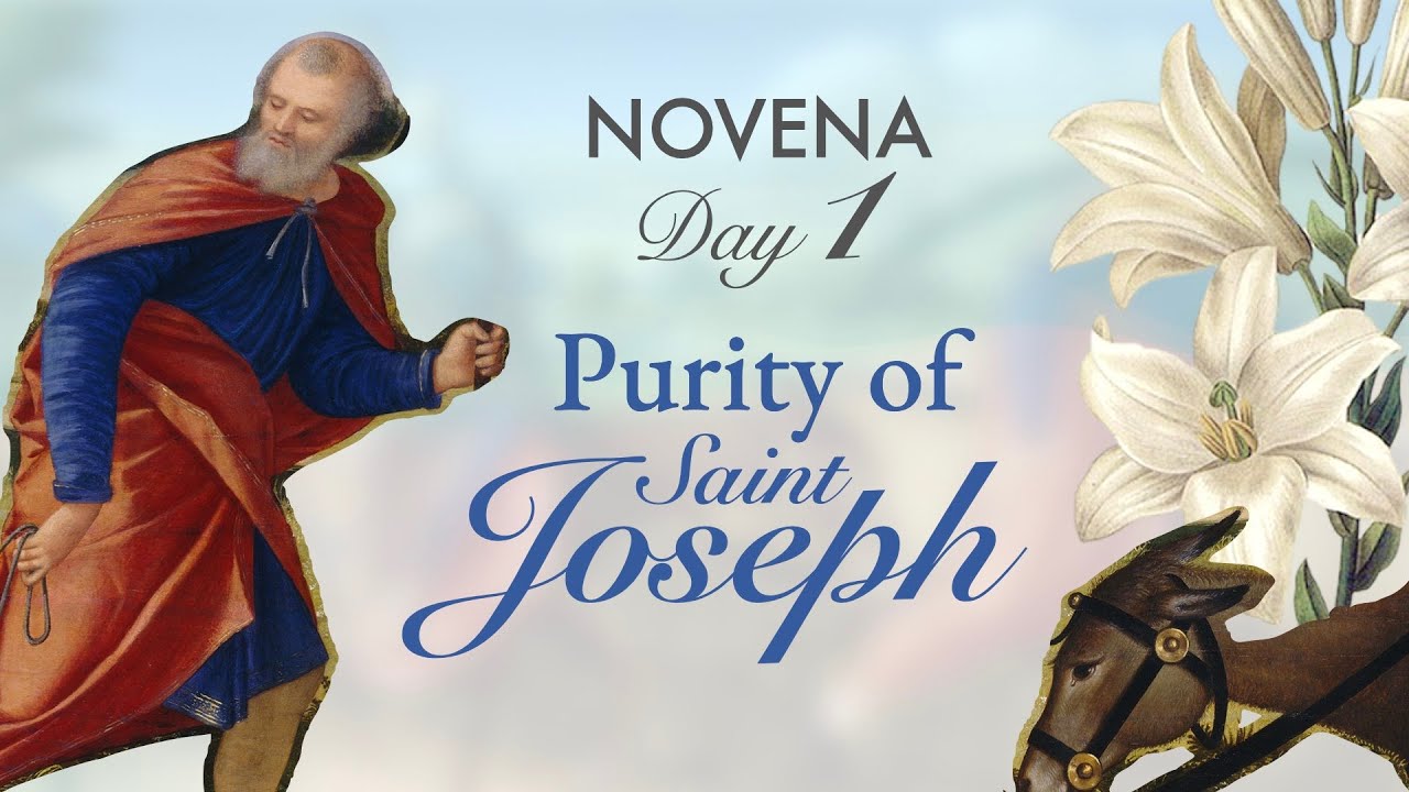 Sensus_Fidelium's tweet card. Novena to St. Joseph (Day 1): Purity of St. Joseph