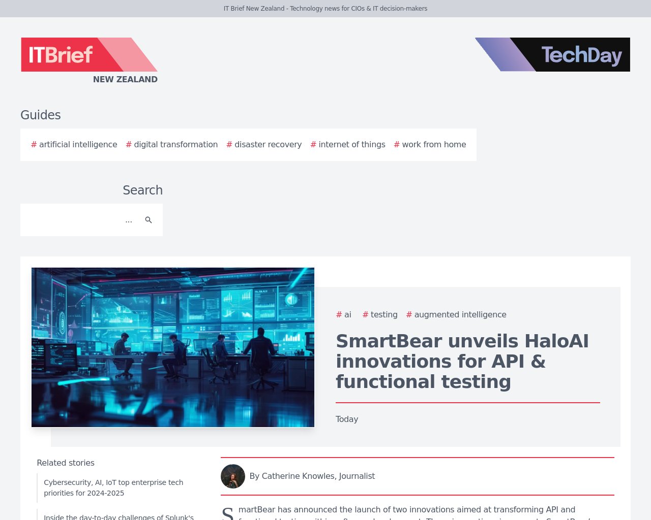 managetech_inc's tweet card. 要約: SmartBearは、APIおよび機能テストを変革する2つの革新を発表 SmartBearのHaloA
