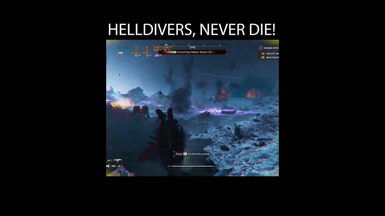 EnforcerGamingX's tweet card. Helldivers never die #helldivers2 #helldivers2pc #epic #helldivers2...