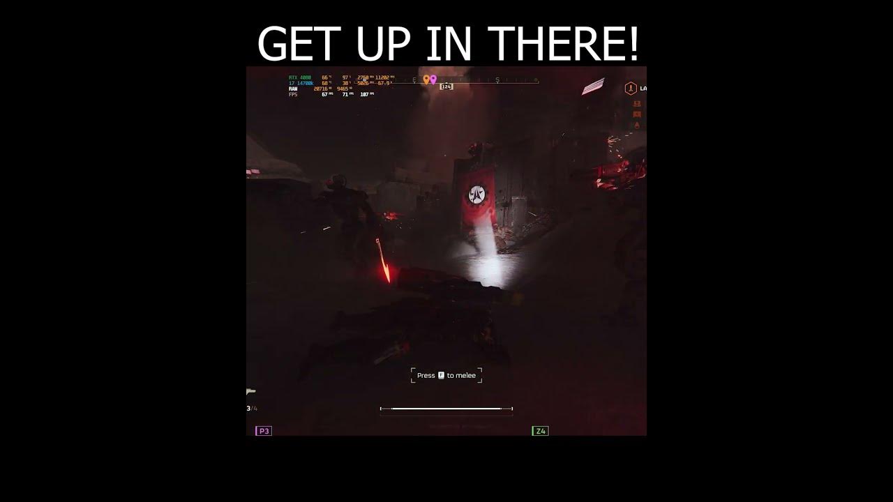 EnforcerGamingX's tweet card. GET IN THERE Helldivers 2 #helldivers2 #helldivers2gameplay #helldi...