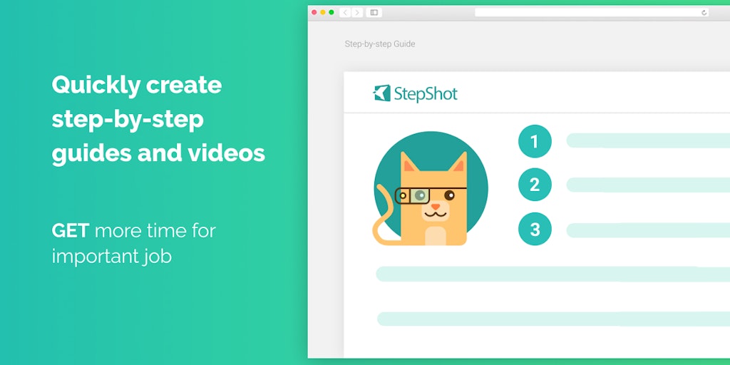 WebSecurityNews's tweet card. StepShot Guides Pro allows you to quickly create step-by-step tutorials and videos. Fully automate the way you create any help article or training material: - capture your steps with every mouse...