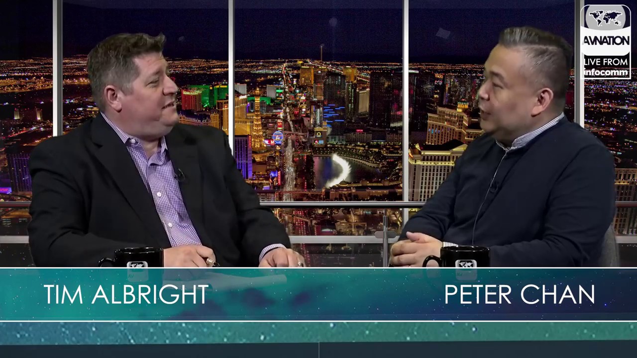 LighthouseLED's tweet card. Light House Dynamic LED at Infocomm 2018