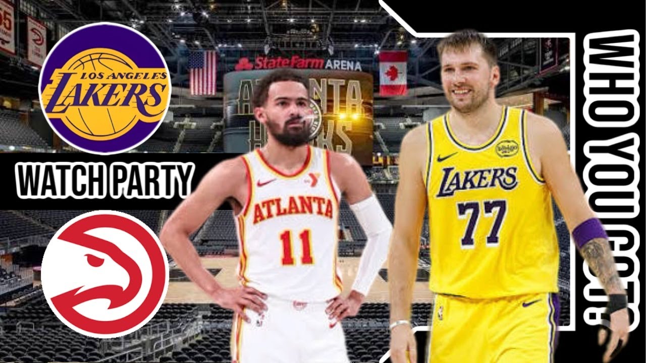 ATLfinalround's tweet card. LA Lakers vs Atlanta Hawks | Live Play by Play Stream | #nba #nbahi...
