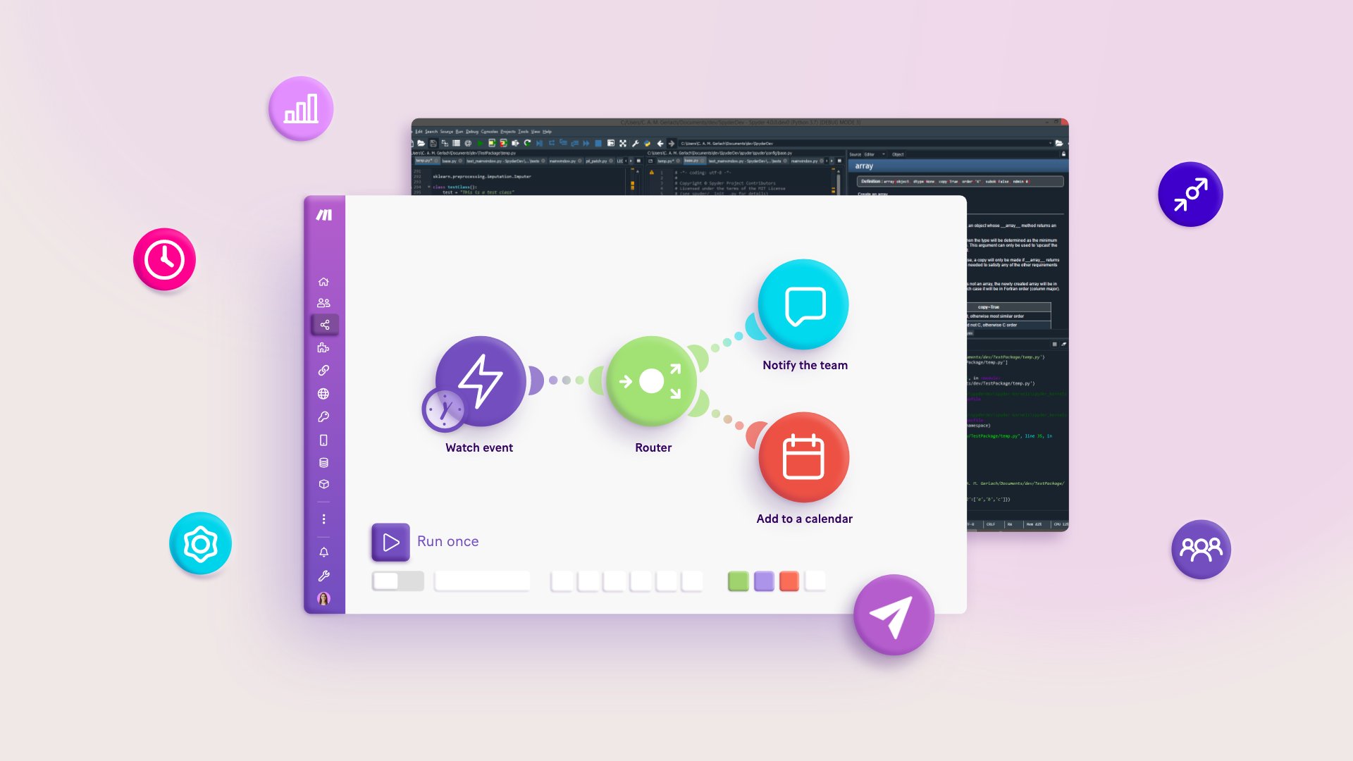 scalevise's tweet card. Discover the differences between code automation and no-code automation. Learn when to use each and why a hybrid approach delivers the most scalable results.