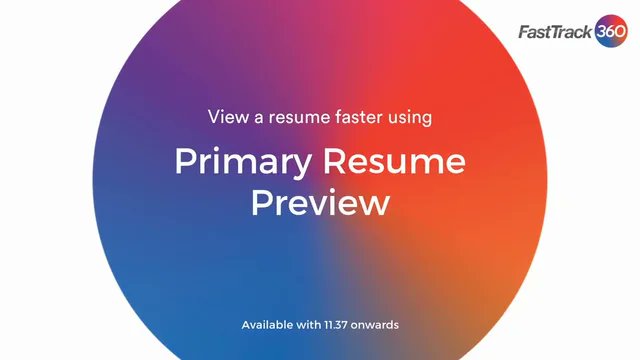FastTrack_Luke's tweet card. Primary Resume Preview
