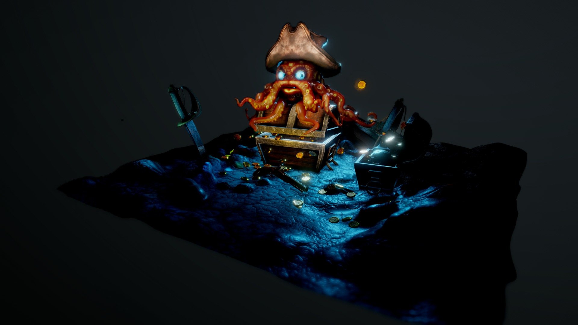 digilocker's tweet card. Pieces of 8 - 3D model by Jonny Shaw | Digilocker Design (@digilocker)