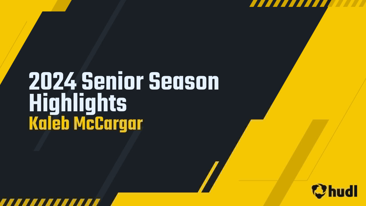 KalebMcCargar5's tweet card. 2024 Senior Season Highlights
