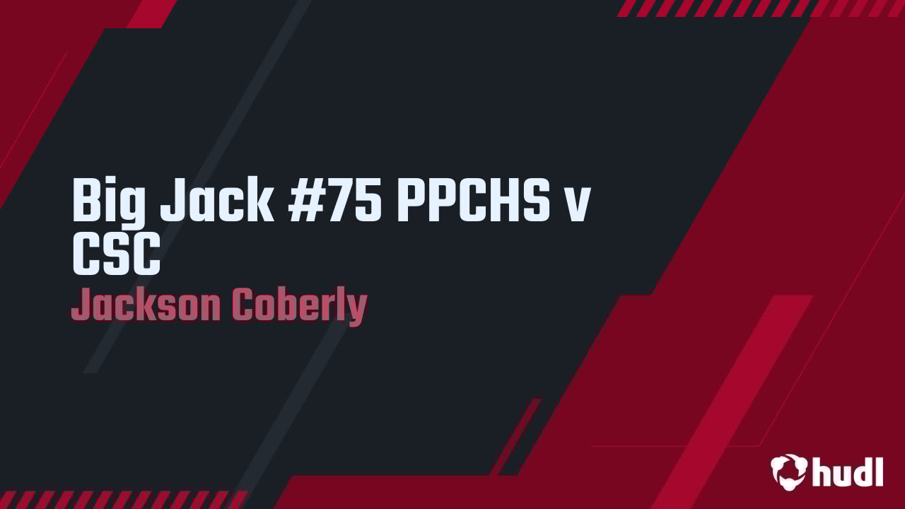 JCoberly0828's tweet card. Big Jack #75 PPCHS v CSC