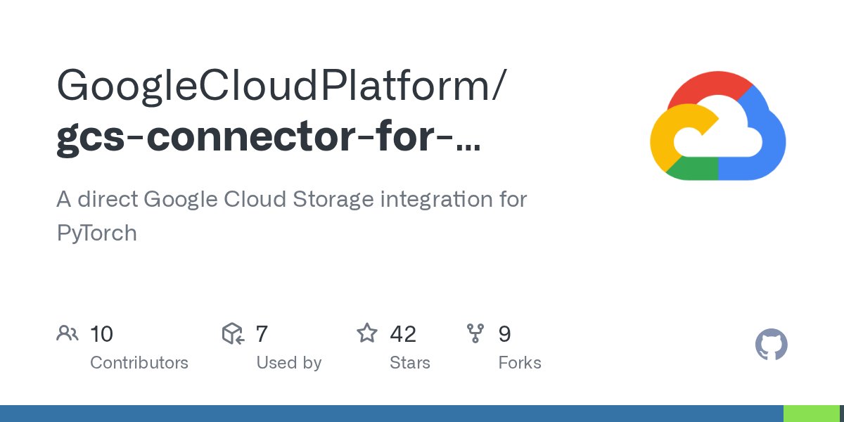 PyTorchPractice's tweet card. A direct Google Cloud Storage integration for PyTorch - GoogleCloudPlatform/gcs-connector-for-pytorch